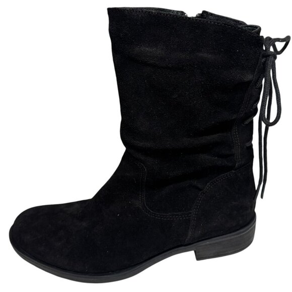 Sofft Women's Sharnell Low Waterproof  Boot Black Suede size 7.5 NEW - Picture 1 of 6